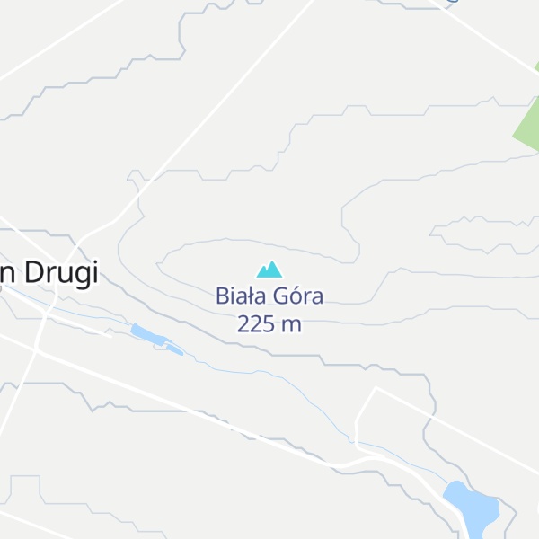 Map of Biała Góra