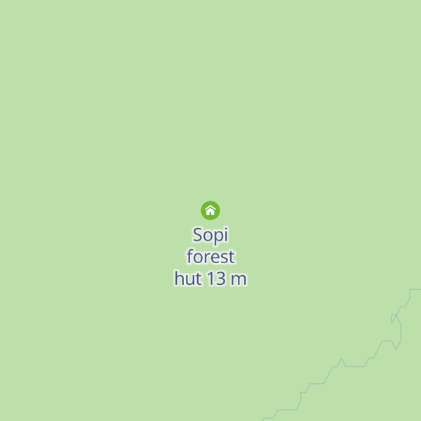 Map of Sopi forest hut