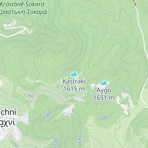 Map of Kastraki