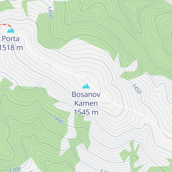 Map of Bosanov Kamen