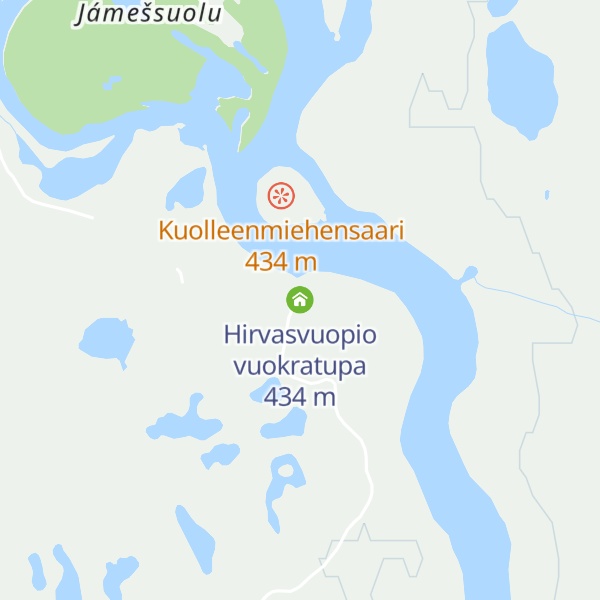 Map of Hirvasvuopio vuokratupa