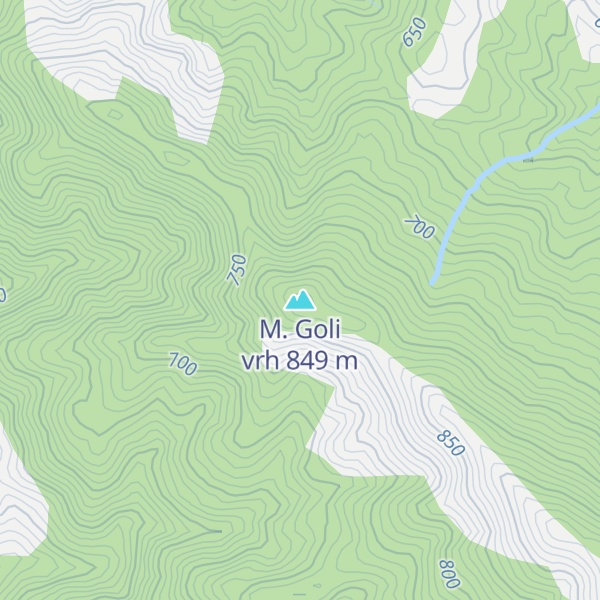 Map of M. Goli vrh