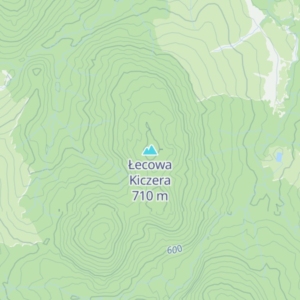 Map of Łecowa Kiczera