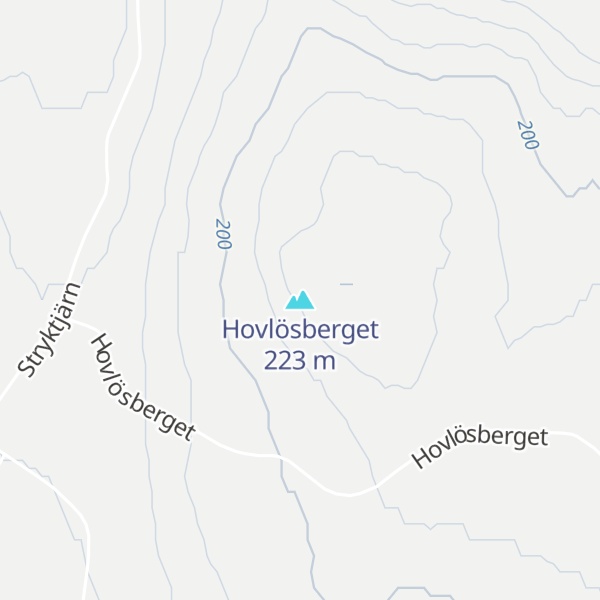 Map of Hovlösberget