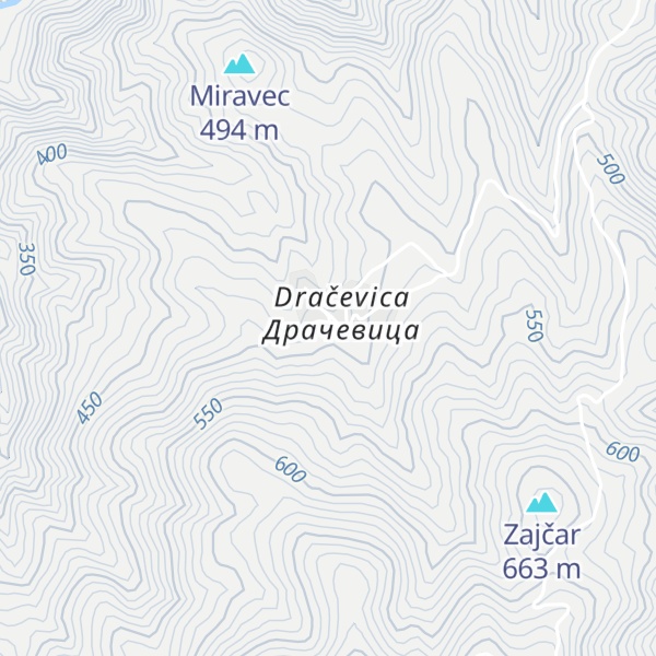 Map of Drachevica