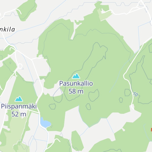 Map of Pasunkallio