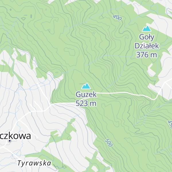 Map of Guzek