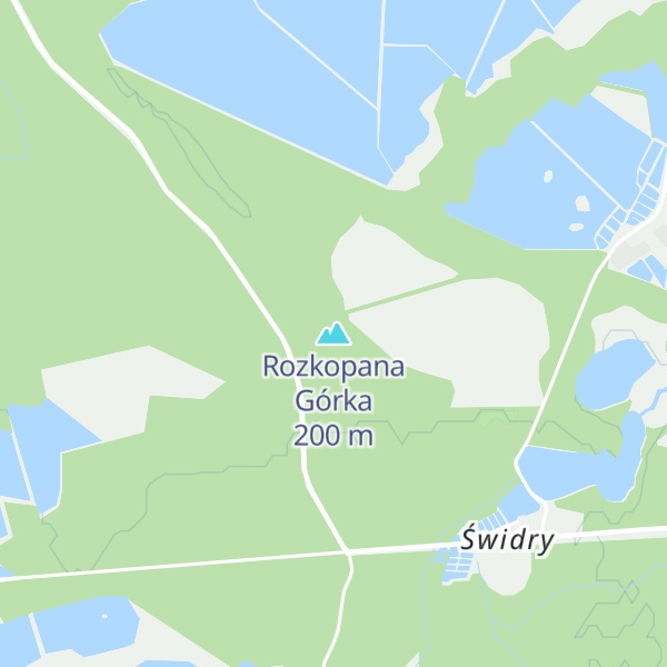 Map of Rozkopana Górka