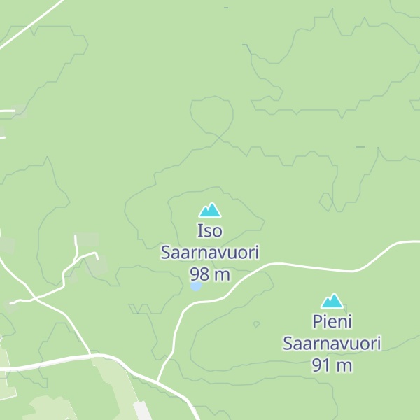 Map of Iso Saarnavuori