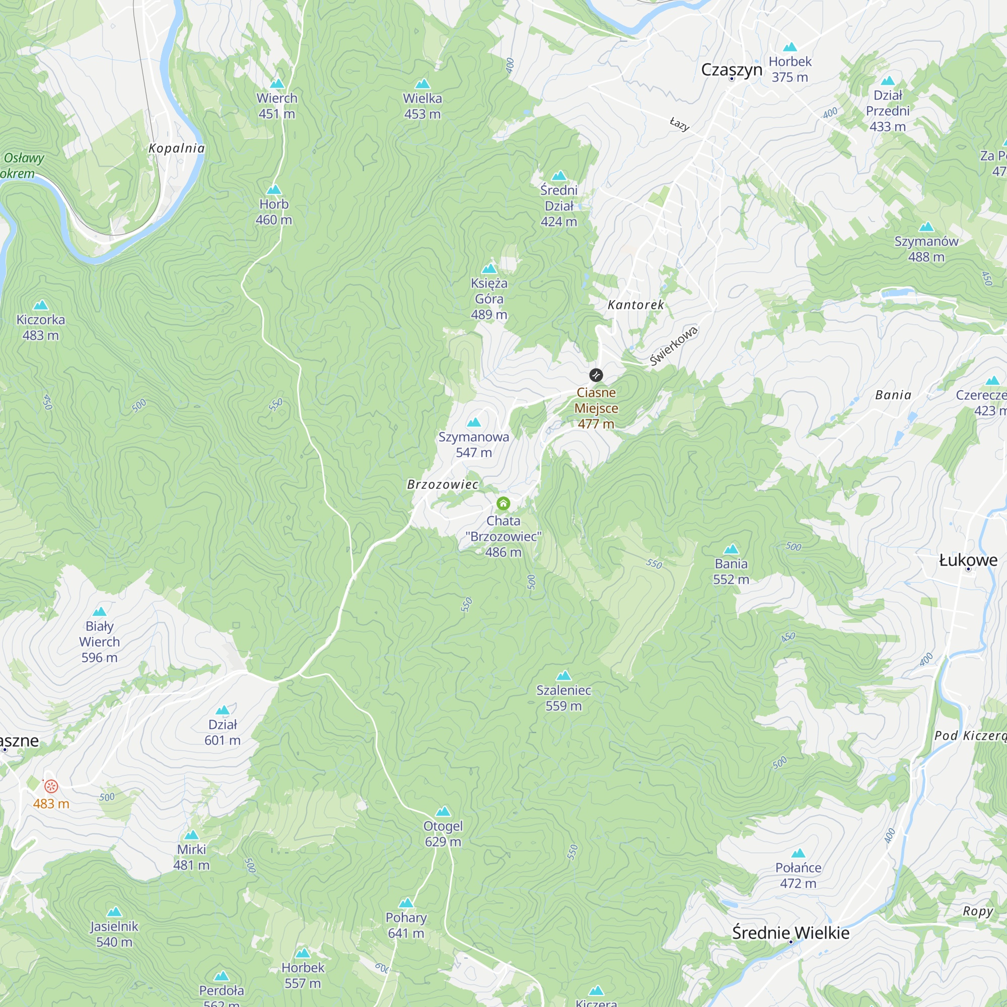 Chata "Brzozowiec" map