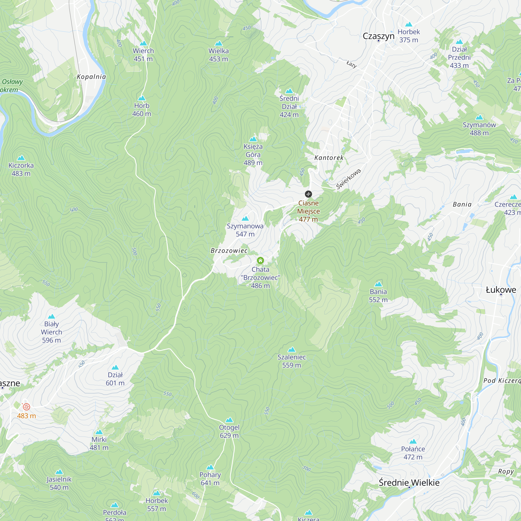 Chata "Brzozowiec" map