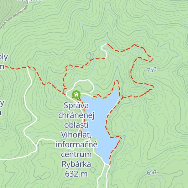 Map of Chata Morské oko