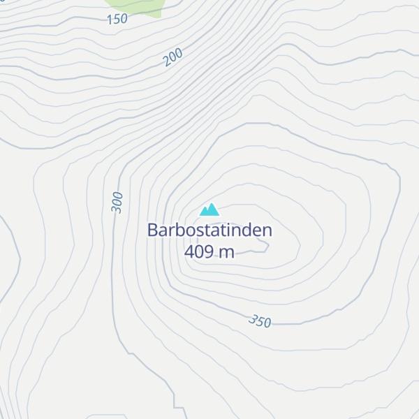 Map of Barbostatinden