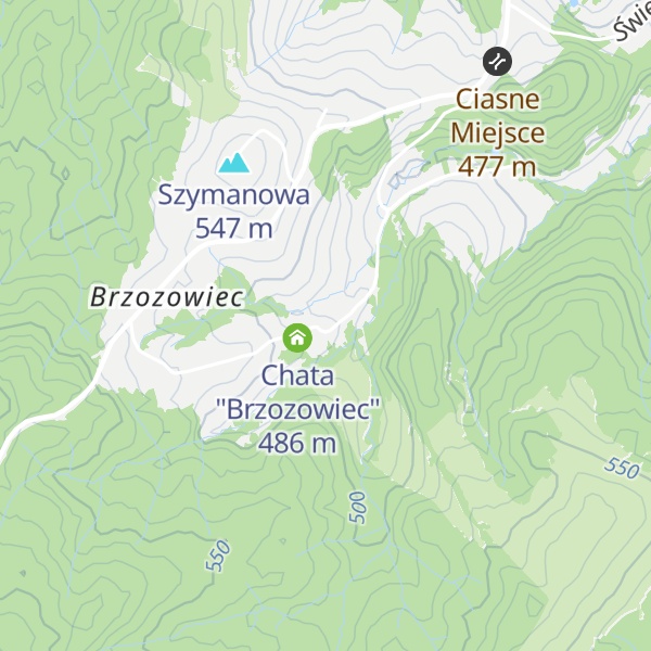 Map of Chata "pod cześnią"