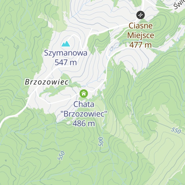 Map of Chata "pod sosną"