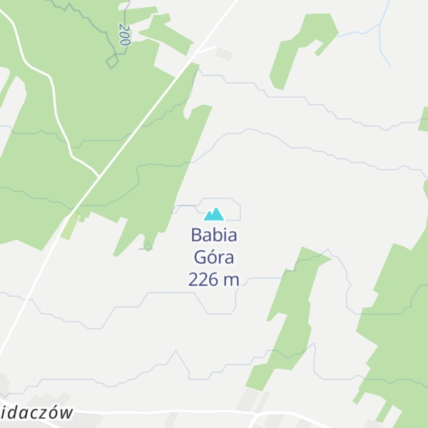 Map of Babia Góra