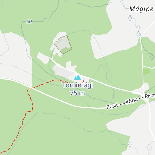 Map of Tornimägi