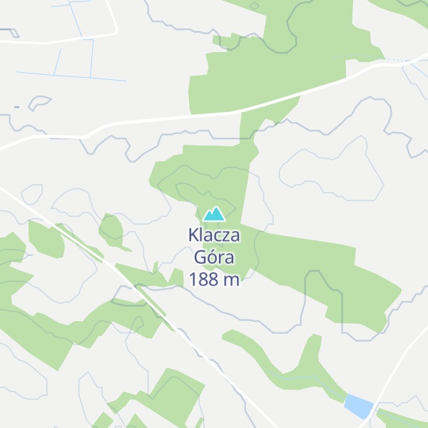 Map of Klacza Góra