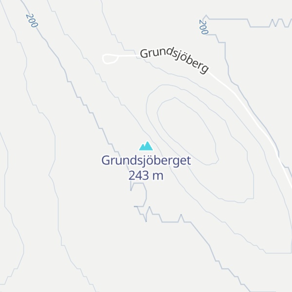 Map of Grundsjöberget