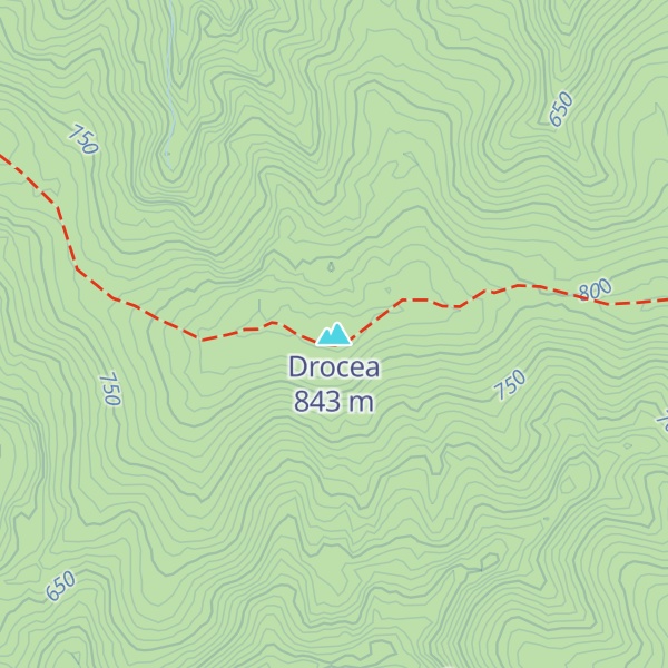 Map of Drocea