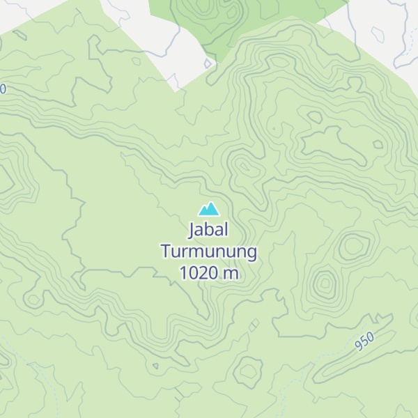 Map of Jabal Turmunung