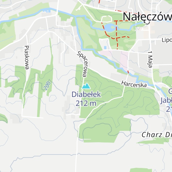 Map of Diabełek