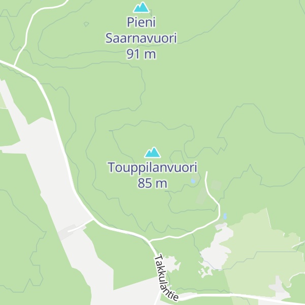 Map of Touppilanvuori