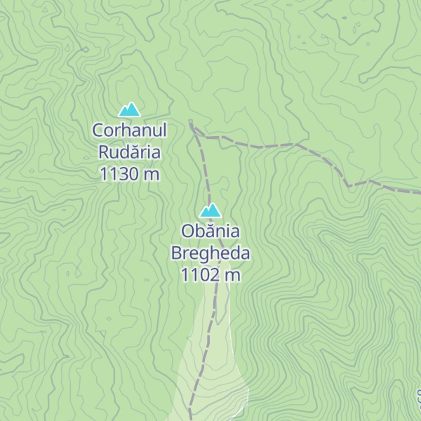 Map of Obănia Bregheda