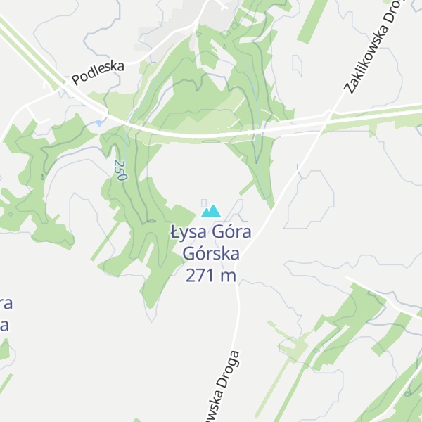 Map of Łysa Góra Górska
