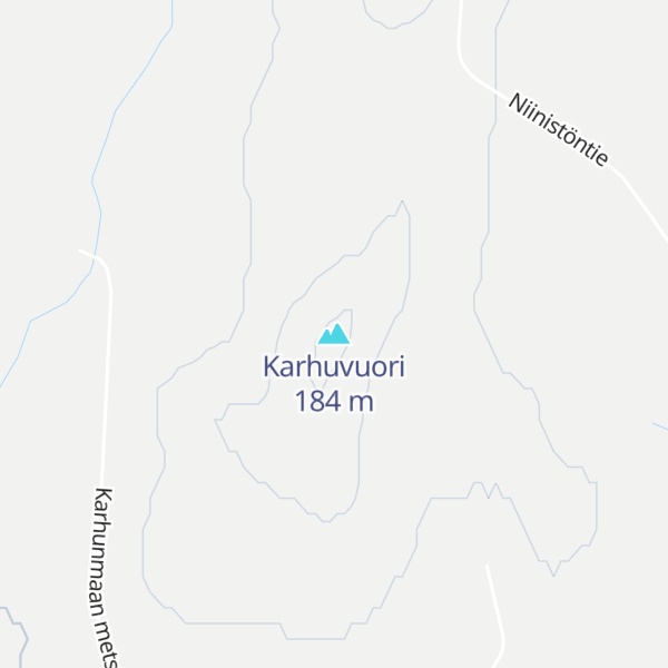 Map of Karhuvuori