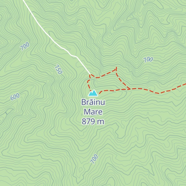 Map of Brăinu Mare