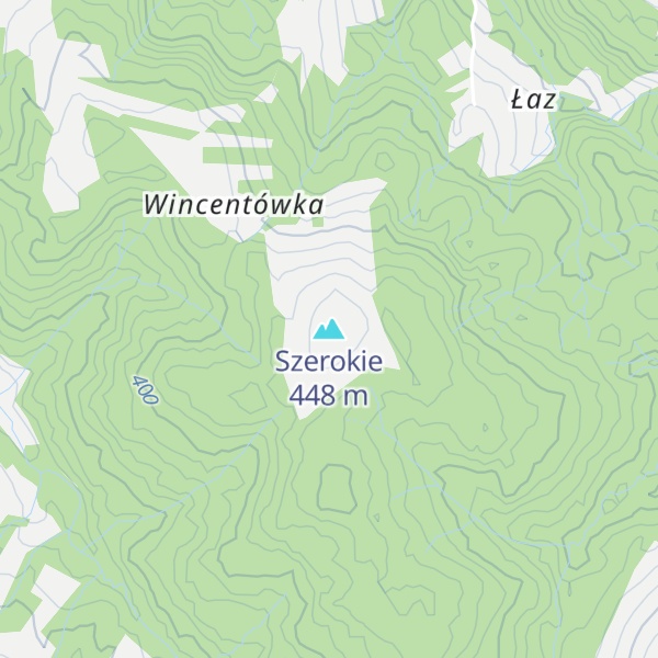 Map of Szerokie