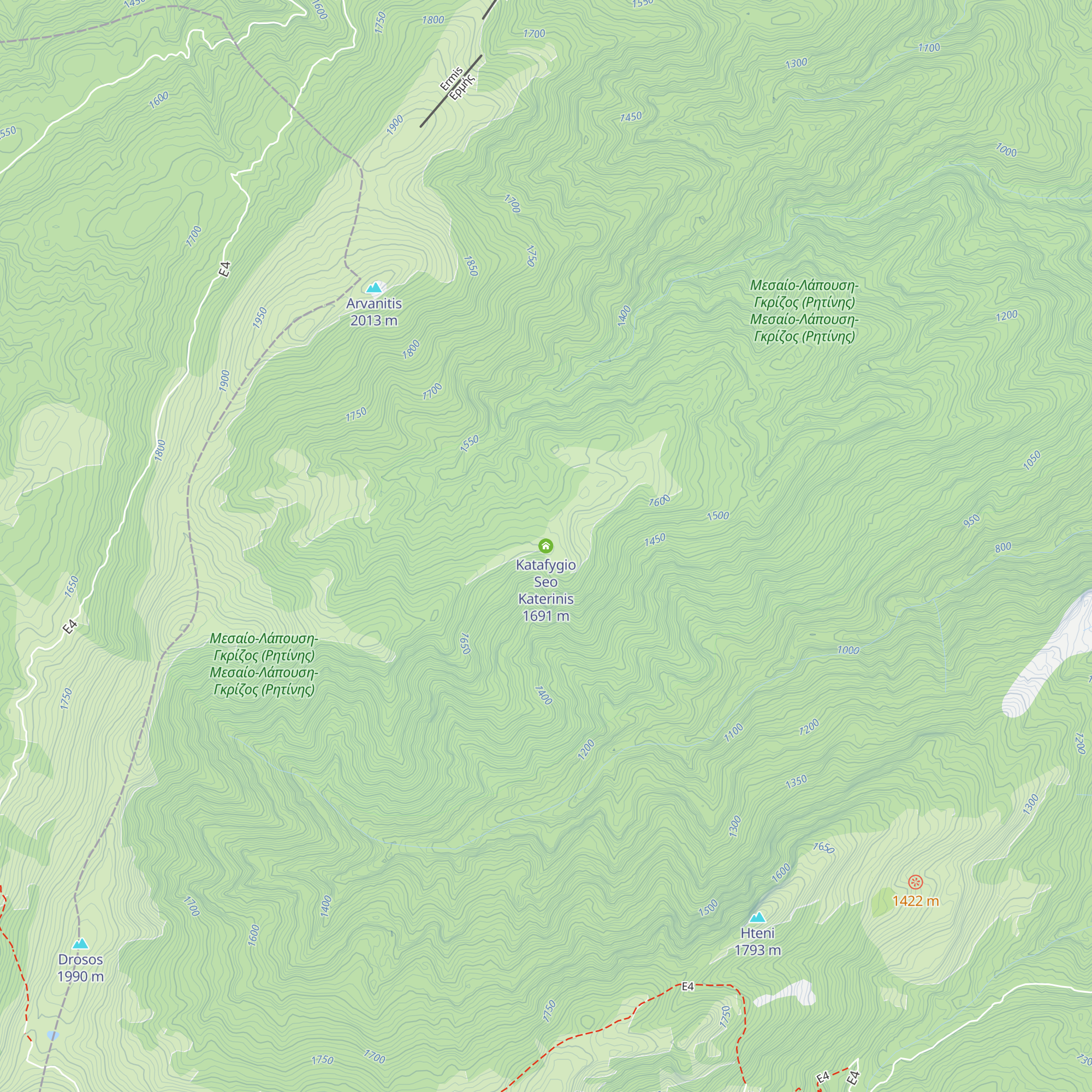 Katafygio Seo Katerinis map
