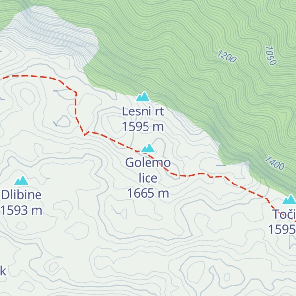 Map of Golemo lice