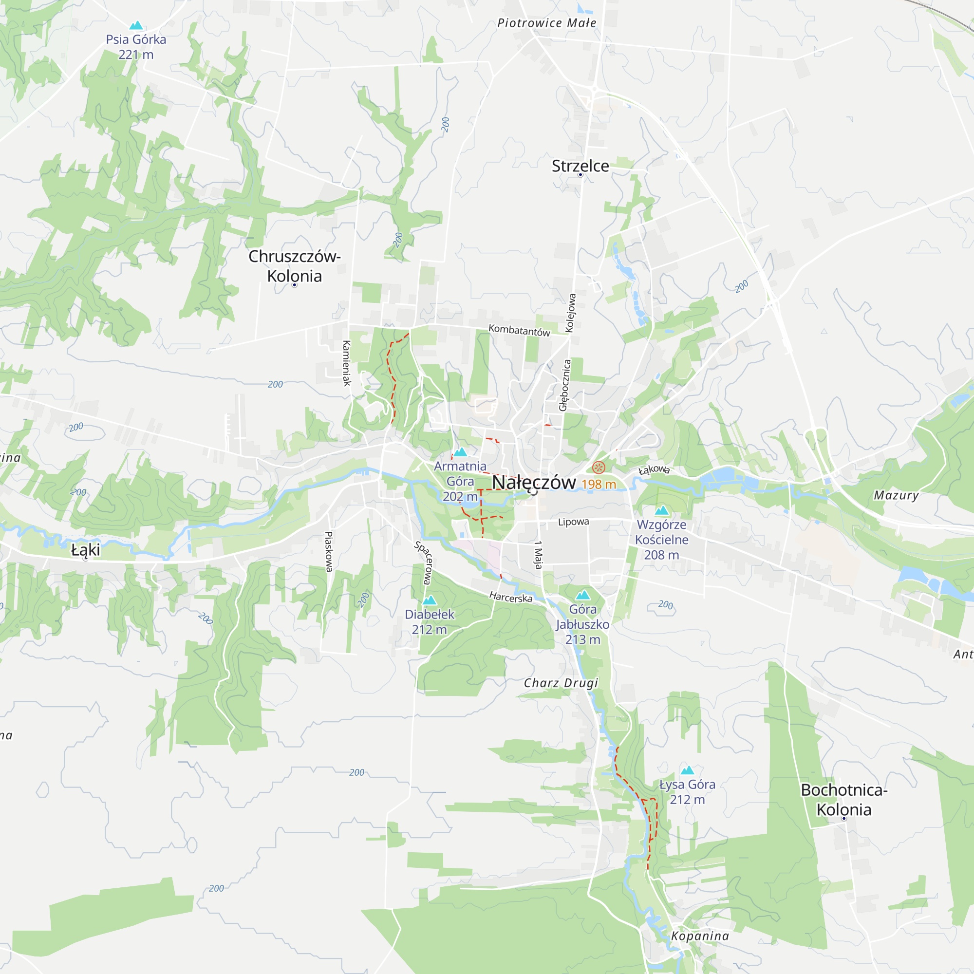 Informacja turystyczna map
