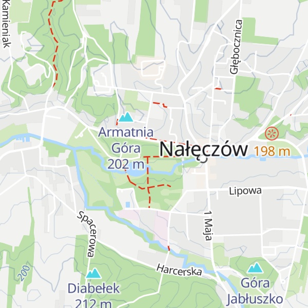 Map of Informacja turystyczna