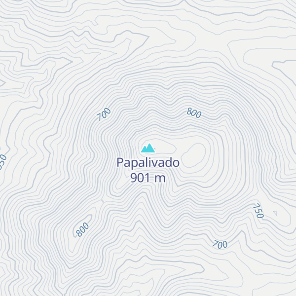 Map of Papalivado