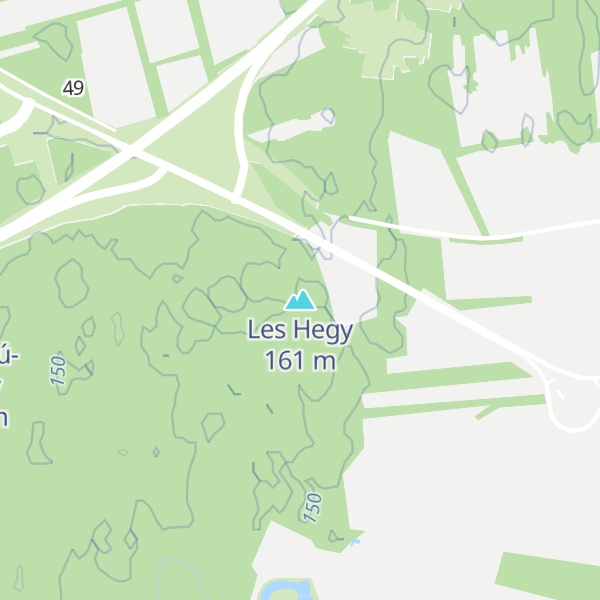 Map of Les Hegy