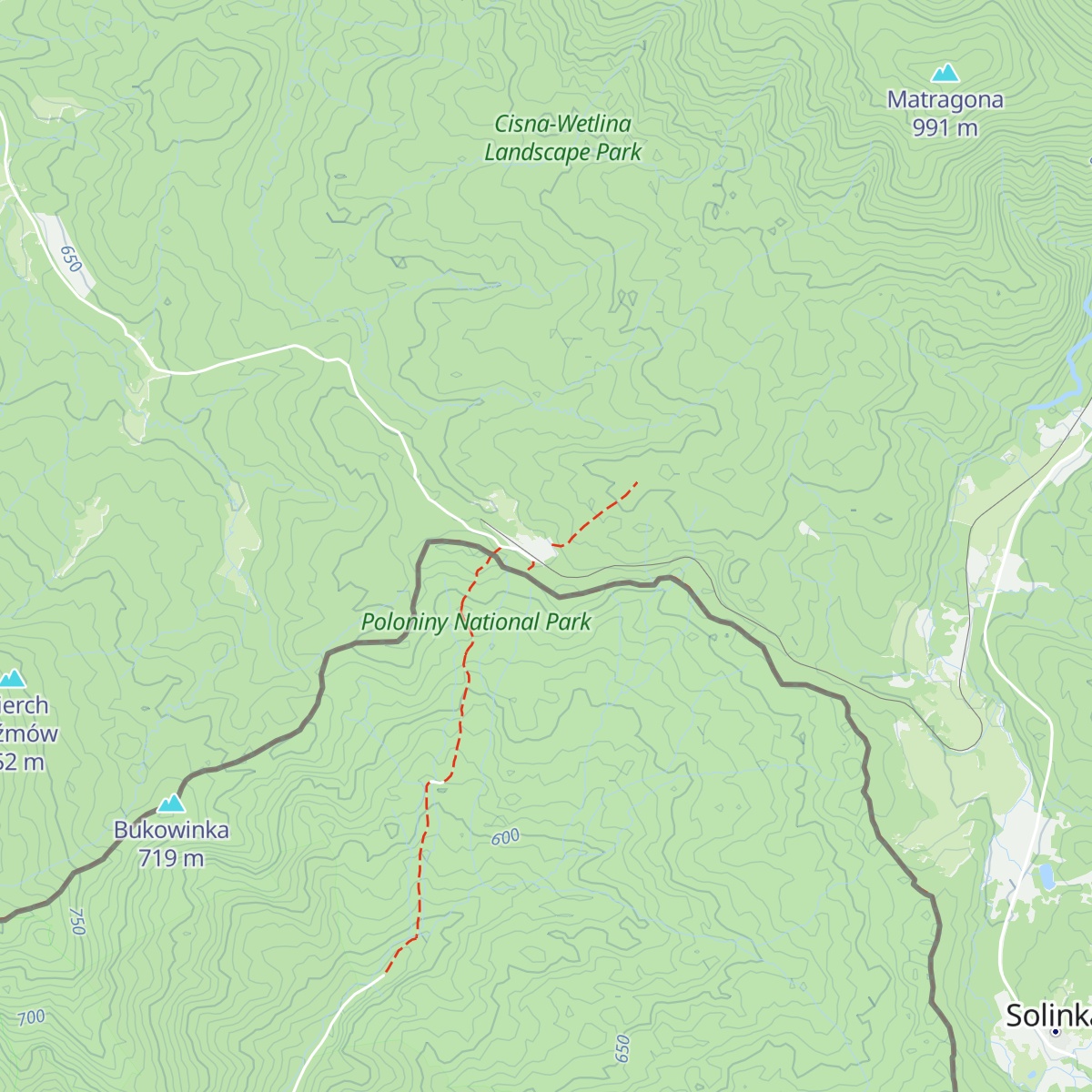 Przystanek Balnica map
