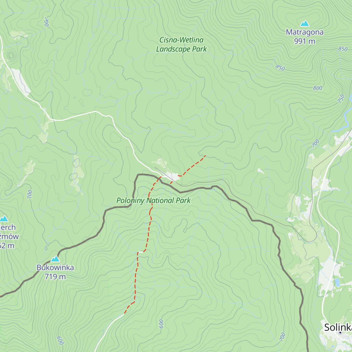 Przystanek Balnica map