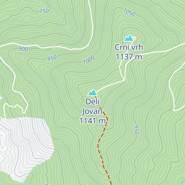 Map of Deli Jovan