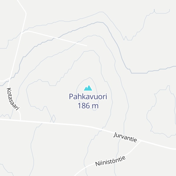 Map of Pahkavuori