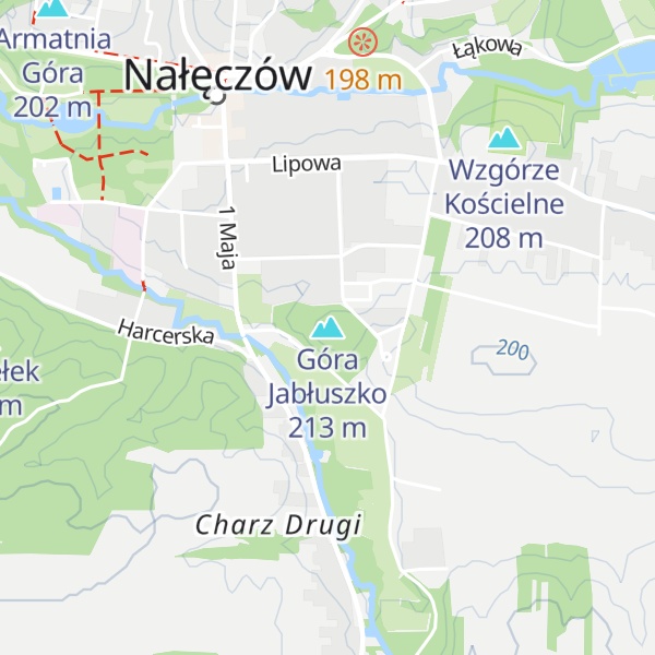 Map of Góra Jabłuszko