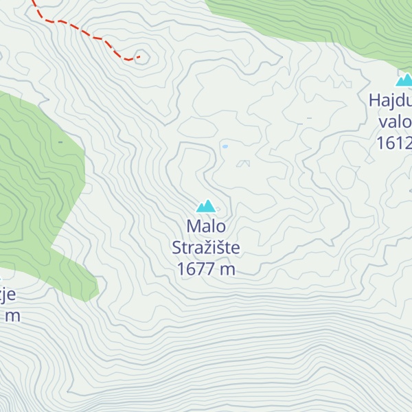 Map of Malo Stražište