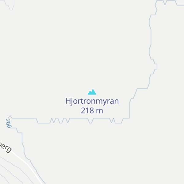 Map of Hjortronmyran