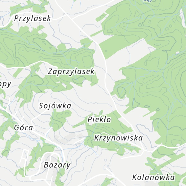 Map of Pod Przylaskiem
