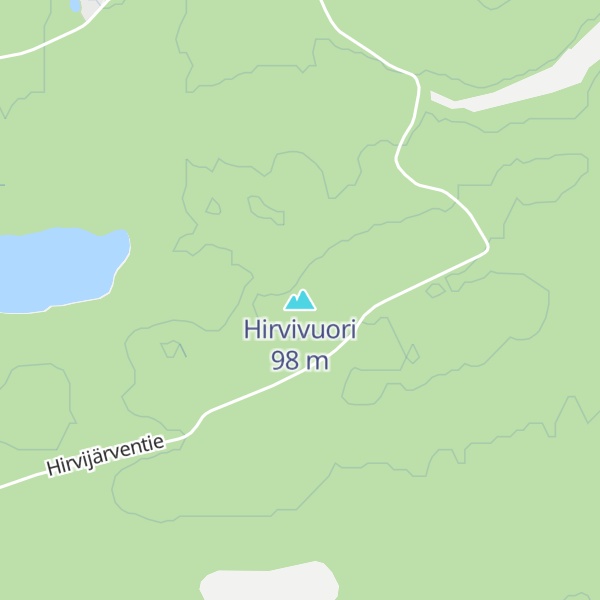 Map of Hirvivuori