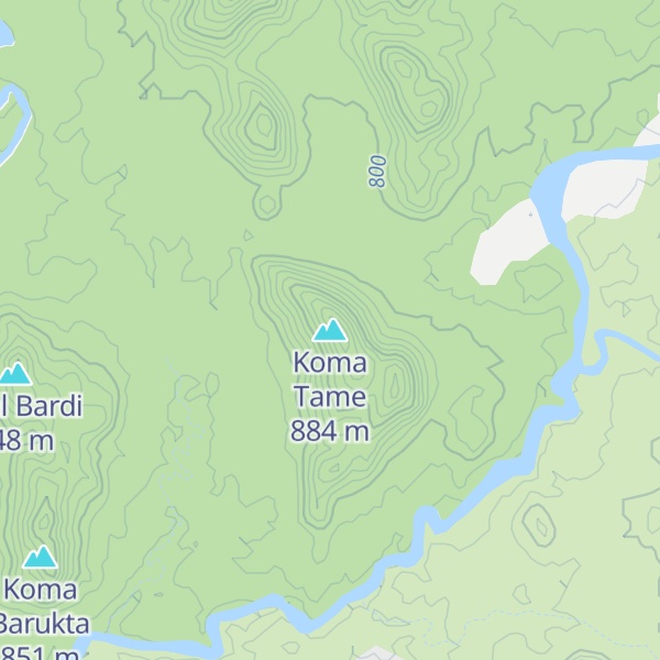 Map of Koma Tame
