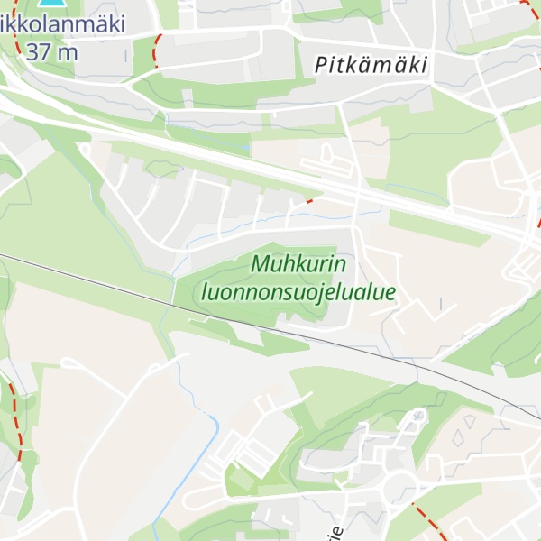 Map of Muhkurinmäki
