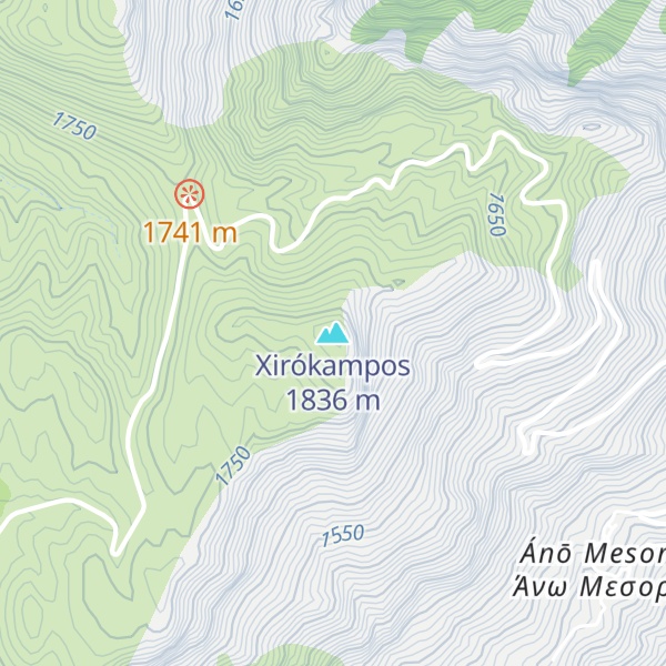 Map of Xirókampos
